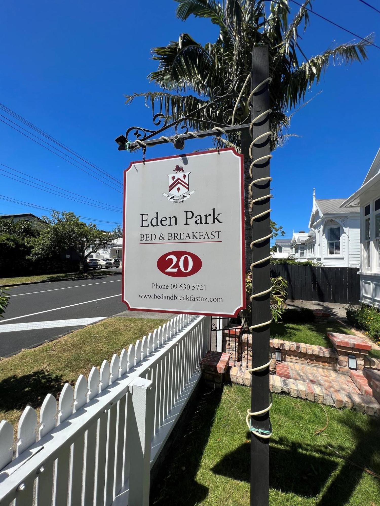 Eden Park Bed And Breakfast Inn Окленд Экстерьер фото